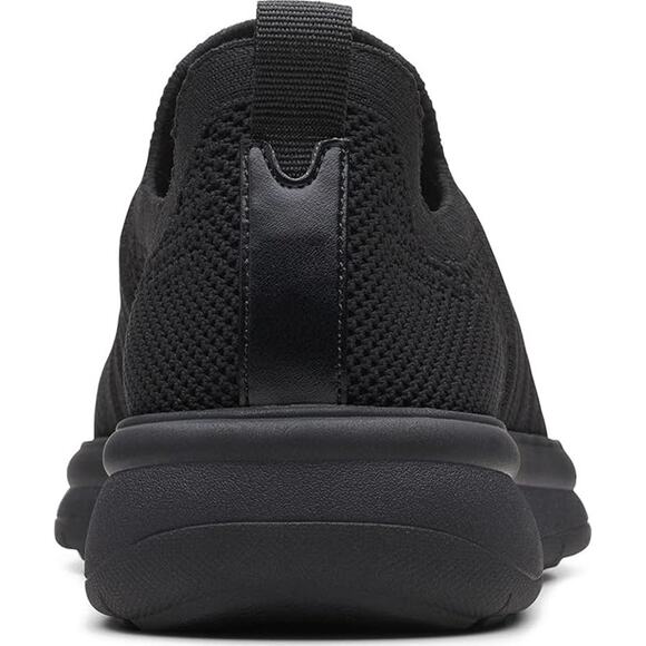 NWT Clarks Women's Ezera Walk Sneaker, Black Textile Knit, 6 - Picture 6 of 6